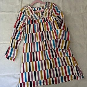 NWT Whimsical Pink Chicken dress with sequins size 10Y